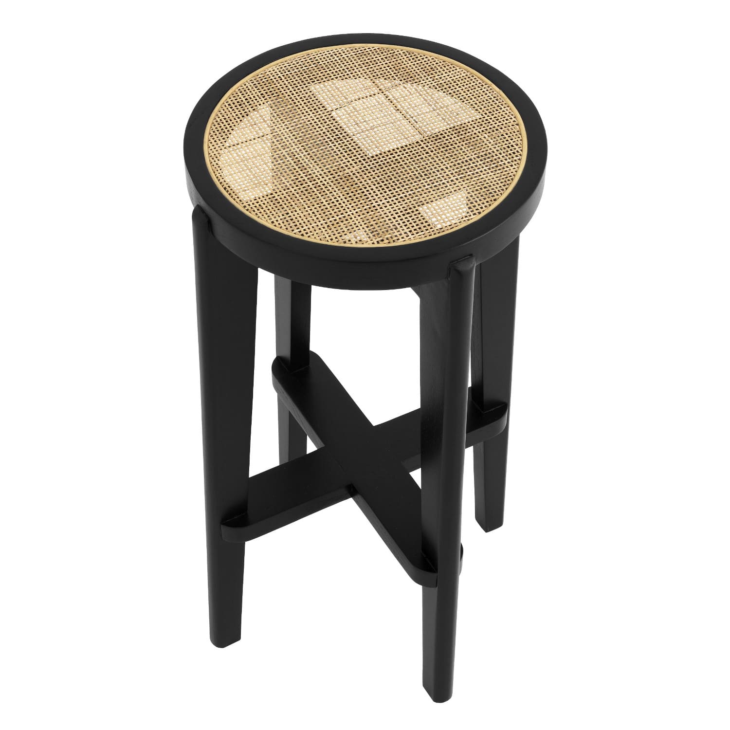 tabouret de bar dareau noir majdeltier pro 4
