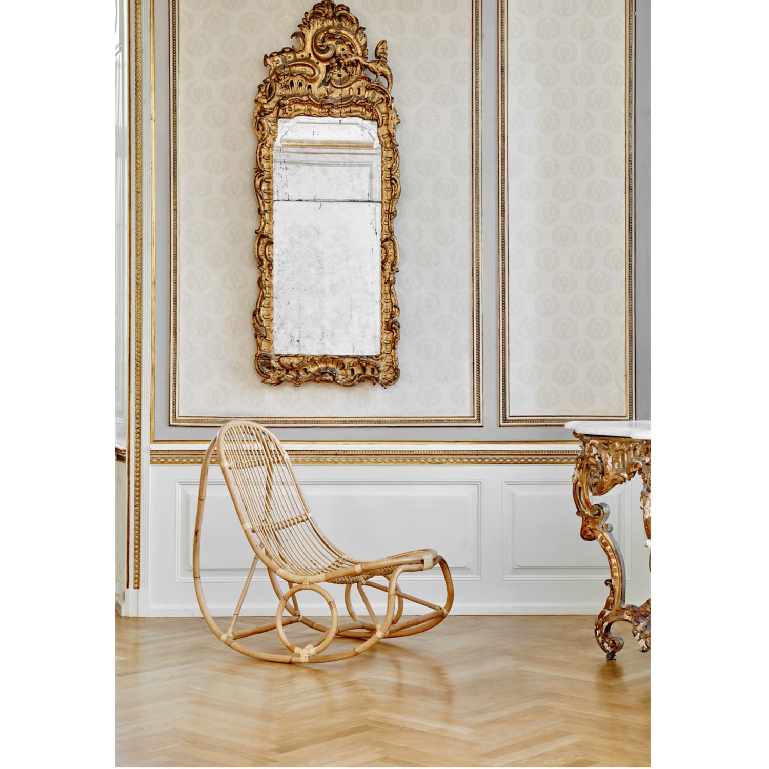 Fauteuil a bascule nanny naturel 3 majdeltier pro