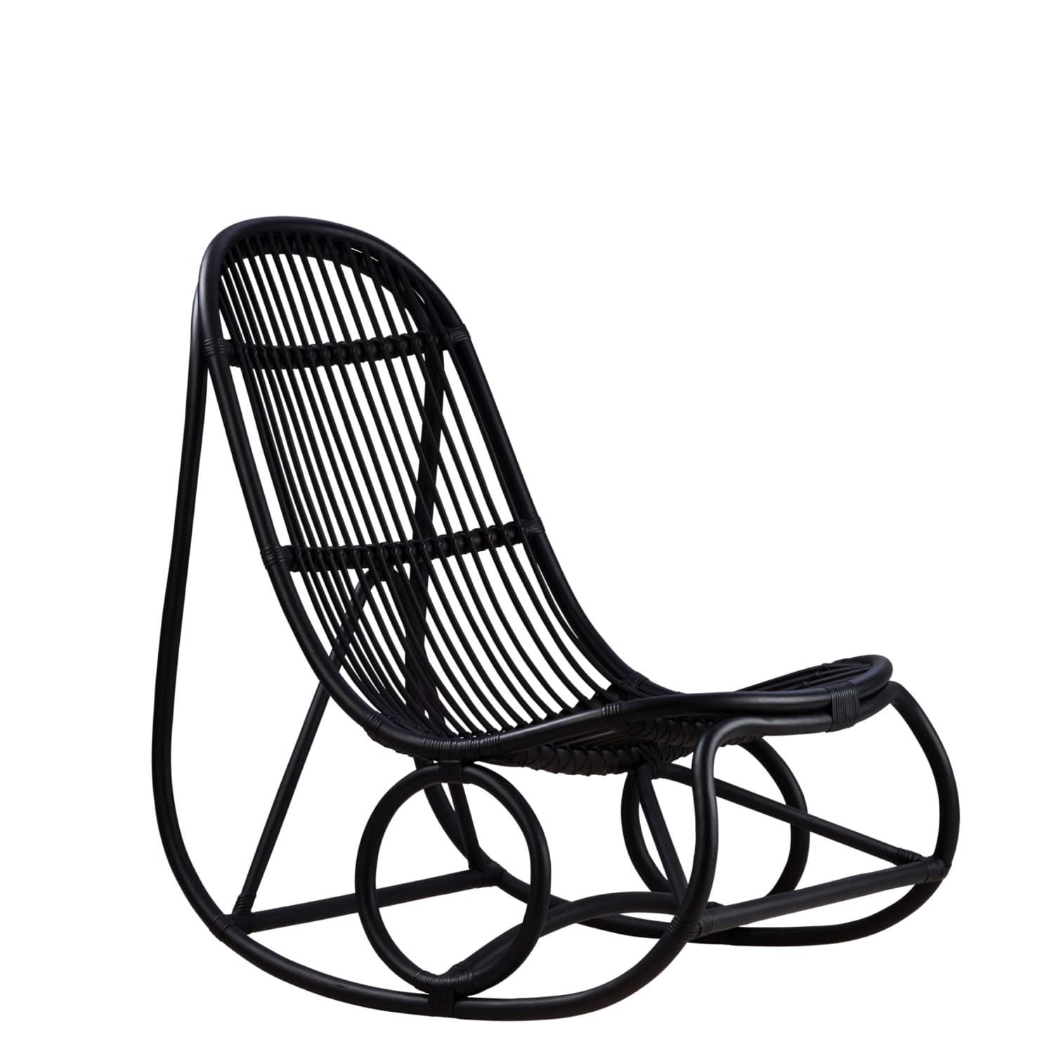 Fauteuil-a-bascule-nanny-noir-majdeltier-pro Fauteuil à Bascule Nanny Noir
