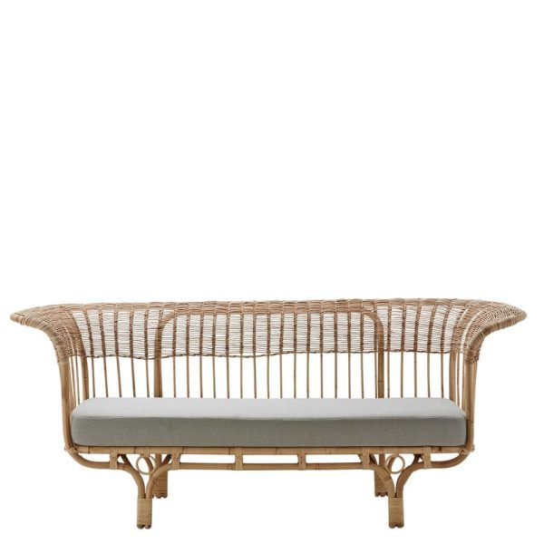 Canapé en Rotin Des années 1950 Design Franco Albini
