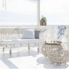 canape exterieur blanc effet rotin des annees 1950 design franco albini majdeltier pro 4