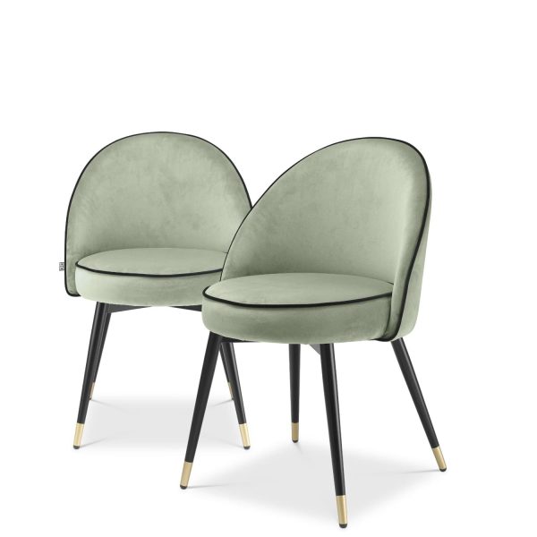 Paire de Chaises Cooper Pistache