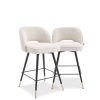 Paire de Tabourets de comptoir Cliff