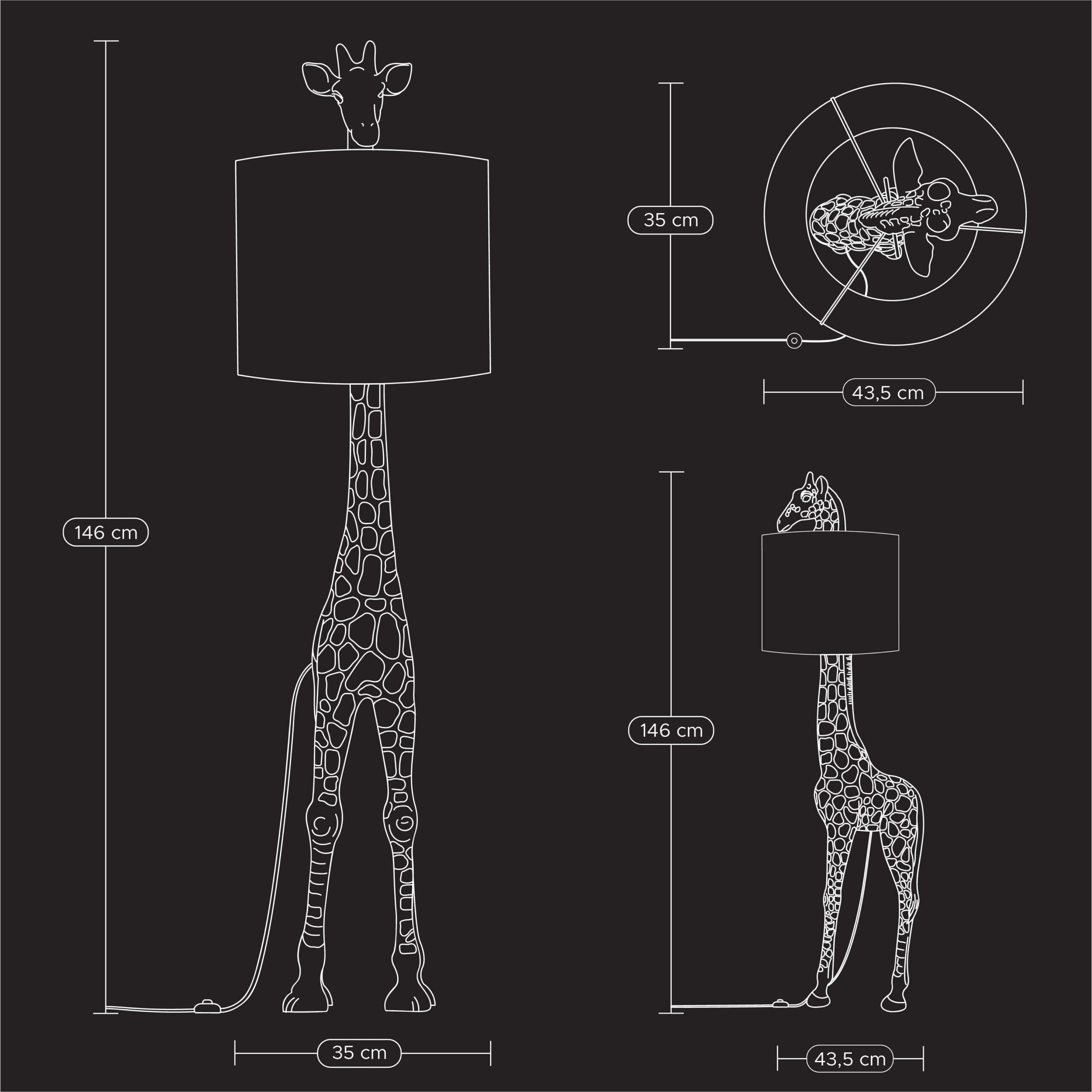 Lampadaire Girafe Gigi Junior xerns majdeltier scaled