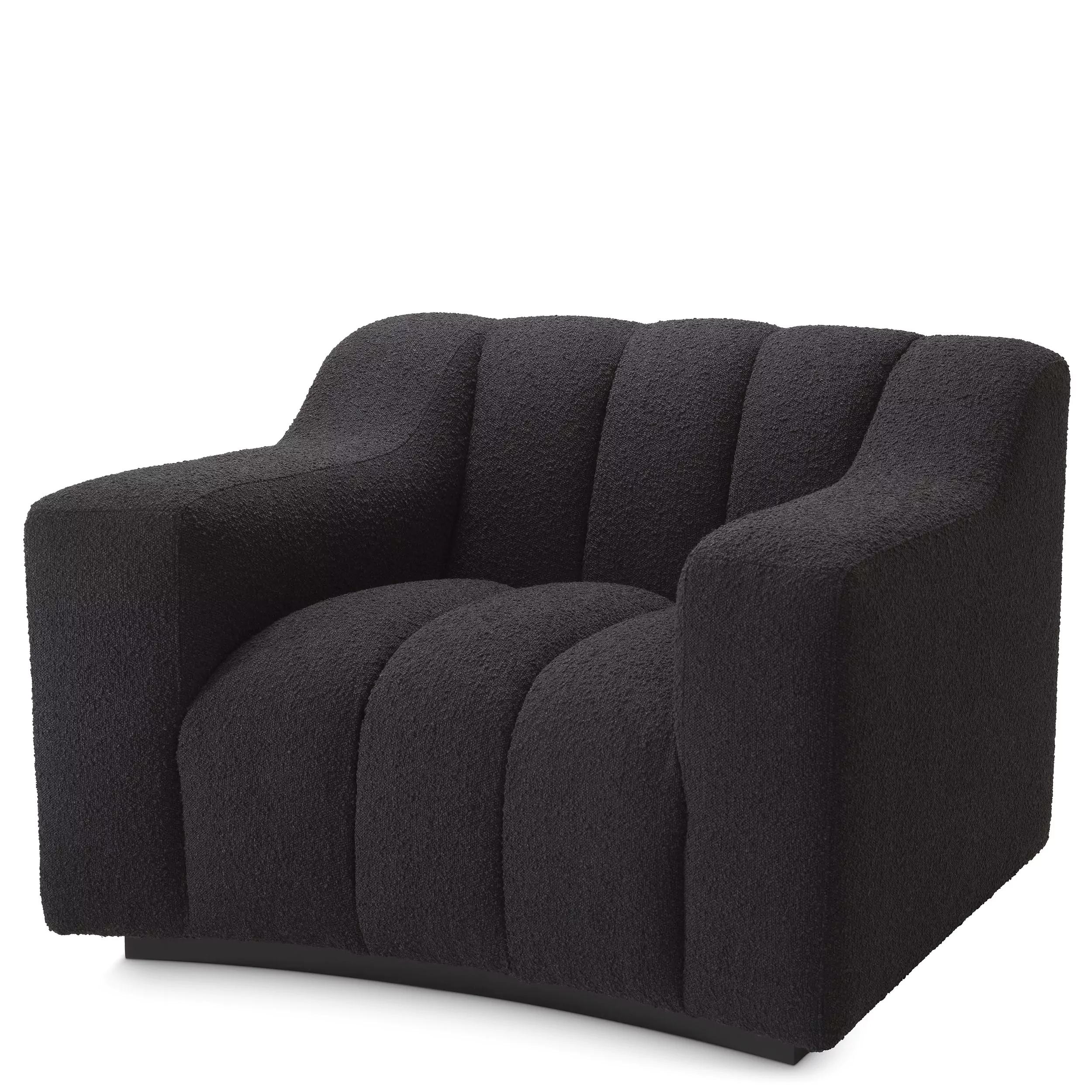 fauteuil-noir-confortable-majdeltier Fauteuil Kelly Noir