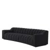 canapé-boir-grand-confortable-majdeltier Canapé Kelly Noir Xl 300 cm