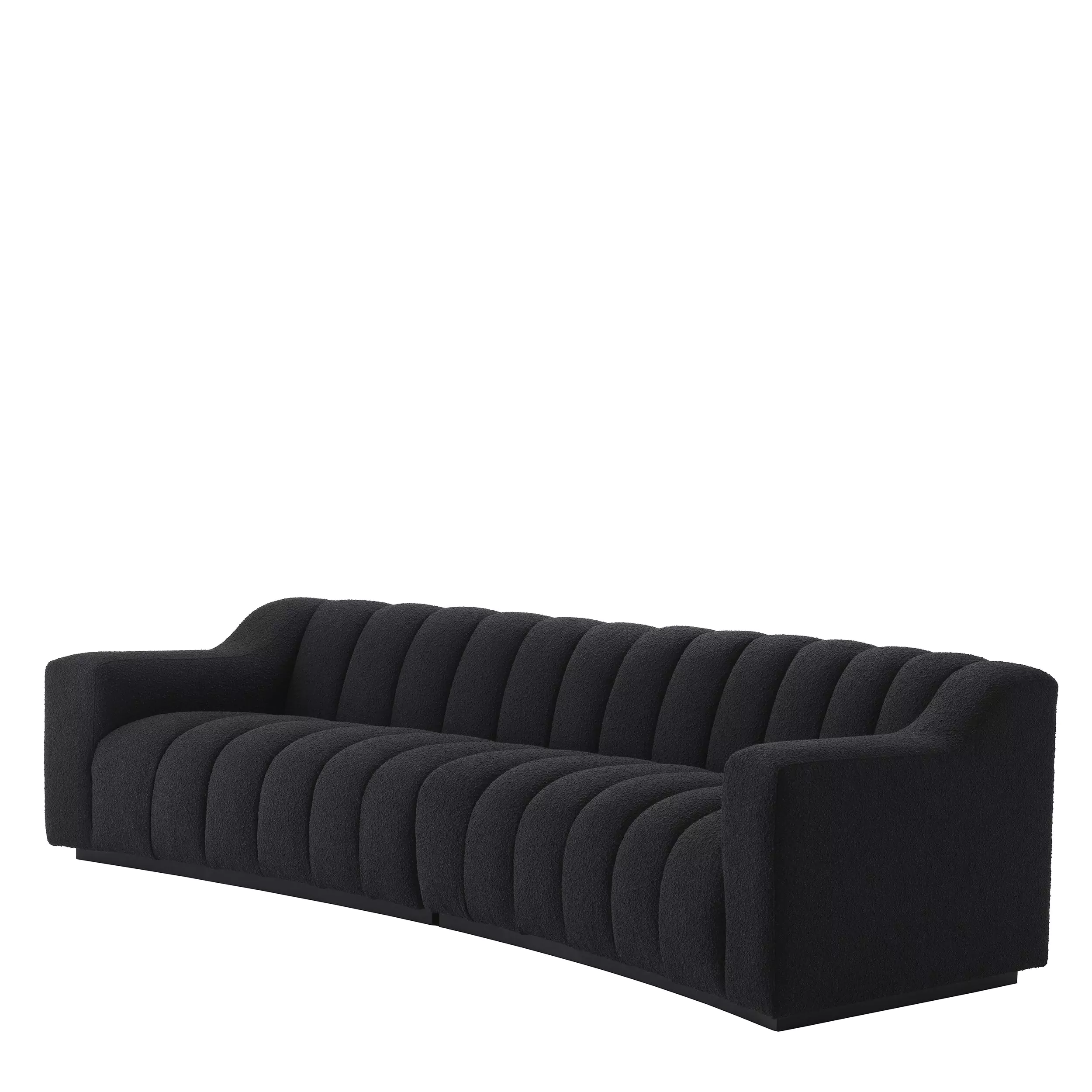 canapé-boir-grand-confortable-majdeltier Canapé Kelly Noir Xl 300 cm