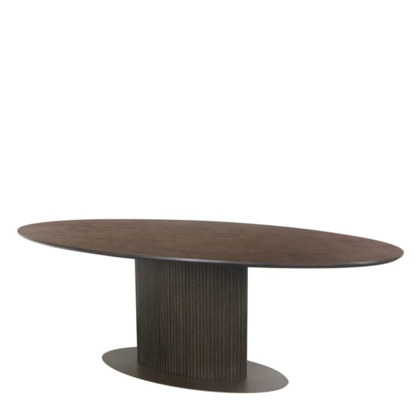 Table de Repas Luxor ovale 235 cm – Élégance sculpturale
