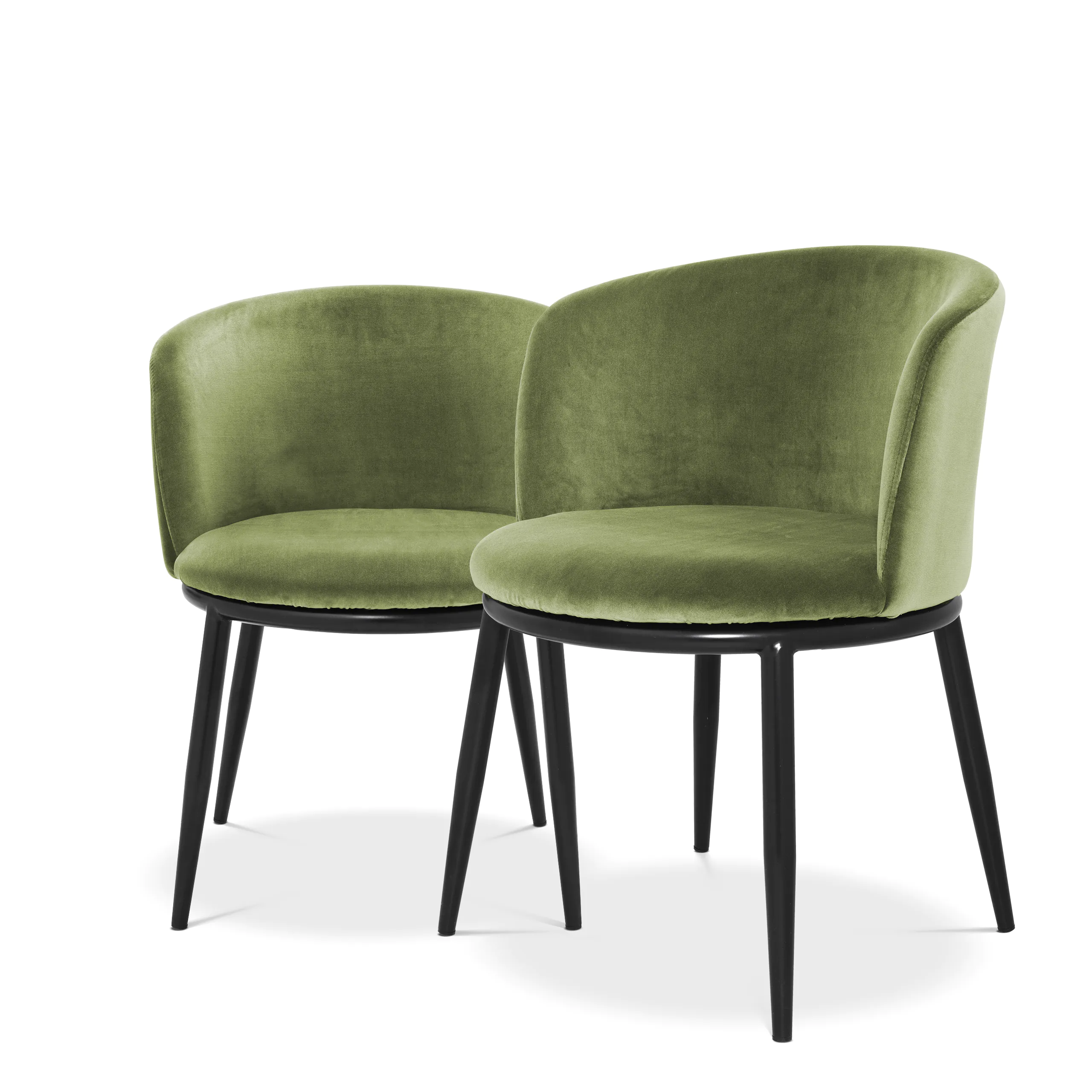 chaises-vert-clair-confortable-majdeltier Chaises Filmore vert clair set de 2