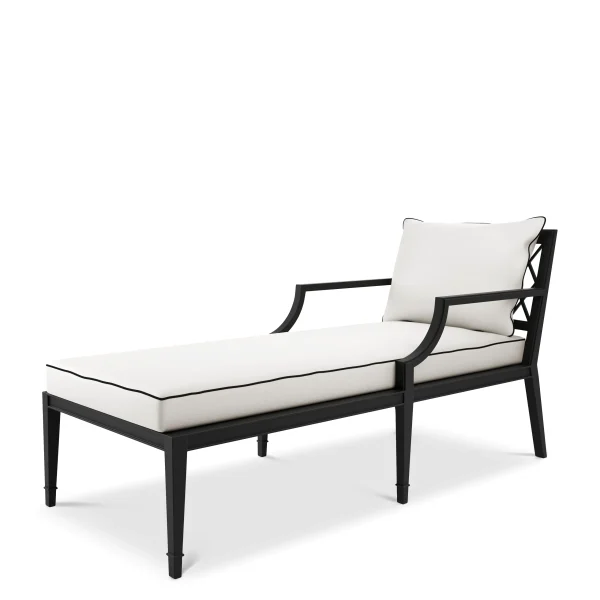 Chaise Longue Bella Vista Noir