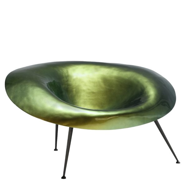 Fauteuil Nido vert iridescent