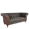 Canapé Chesterfield Lawrence tweed