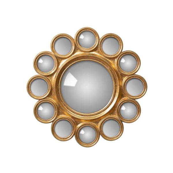 Mini Miroir Fleur Convexe 44 cm
