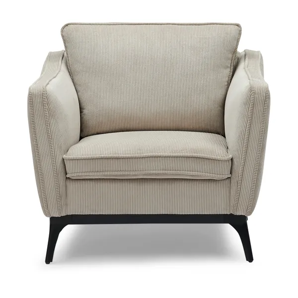 fauteuil-beige-chocolat-vert-majdeltier Fauteuil En Velours Côtelé Cleo