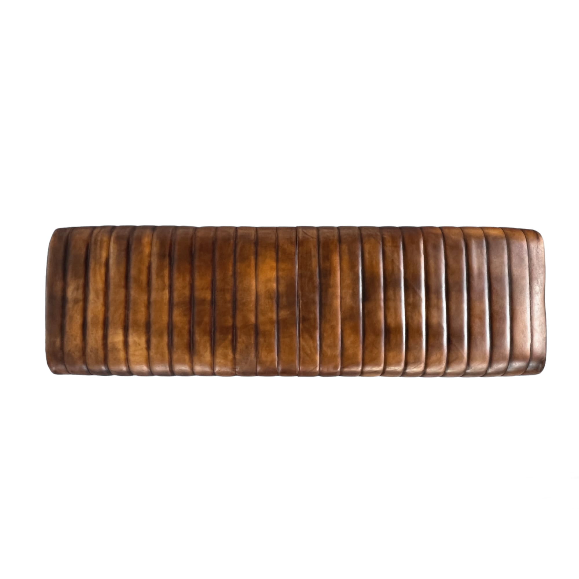 banc en cuir patiné 2 banc en cuir patine 2