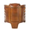 fauteuil club biarritz cuir chocolat 4