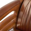 fauteuil club biarritz cuir chocolat 5