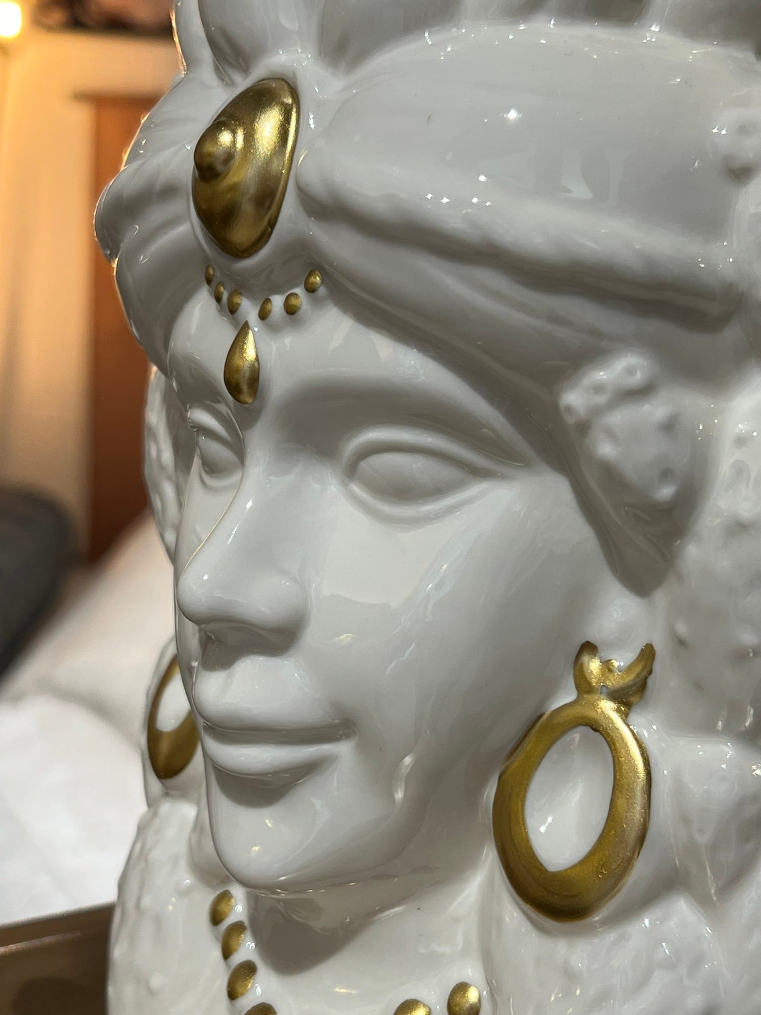 vase visage buste femme tete de maure sicilienne 2 vase visage buste femme tete de maure sicilienne 2