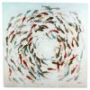 Peinture Tourbillon De Poissons Colores 1