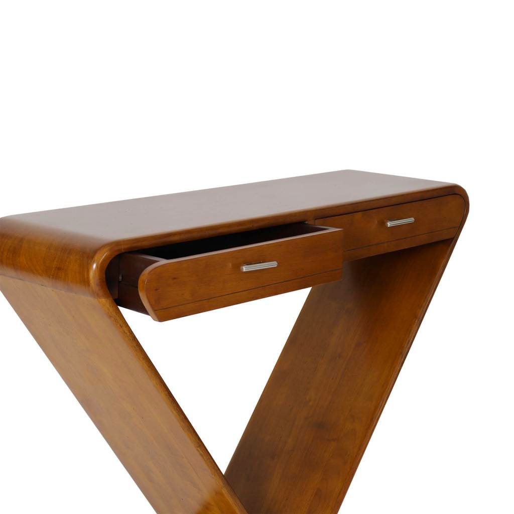 scmtac01 face console icone bois verni noyer triangle moma degisn original art deco majdeltier 3