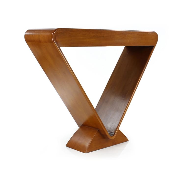 scmtac01 face console icone bois verni noyer triangle moma degisn original art deco majdeltier 6