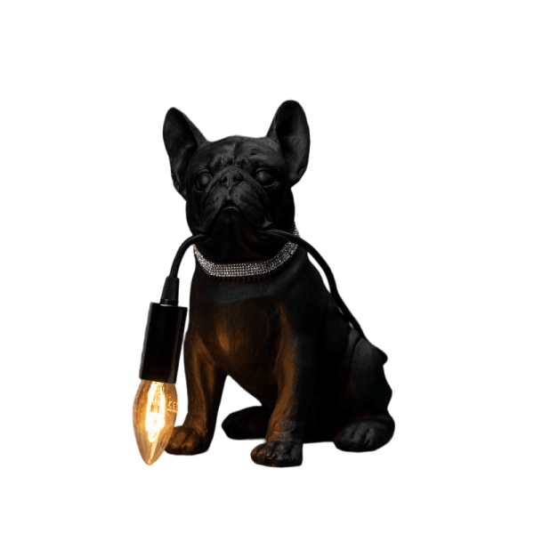 Lampe Bouledogue Français Noir - Francis par WERNS®