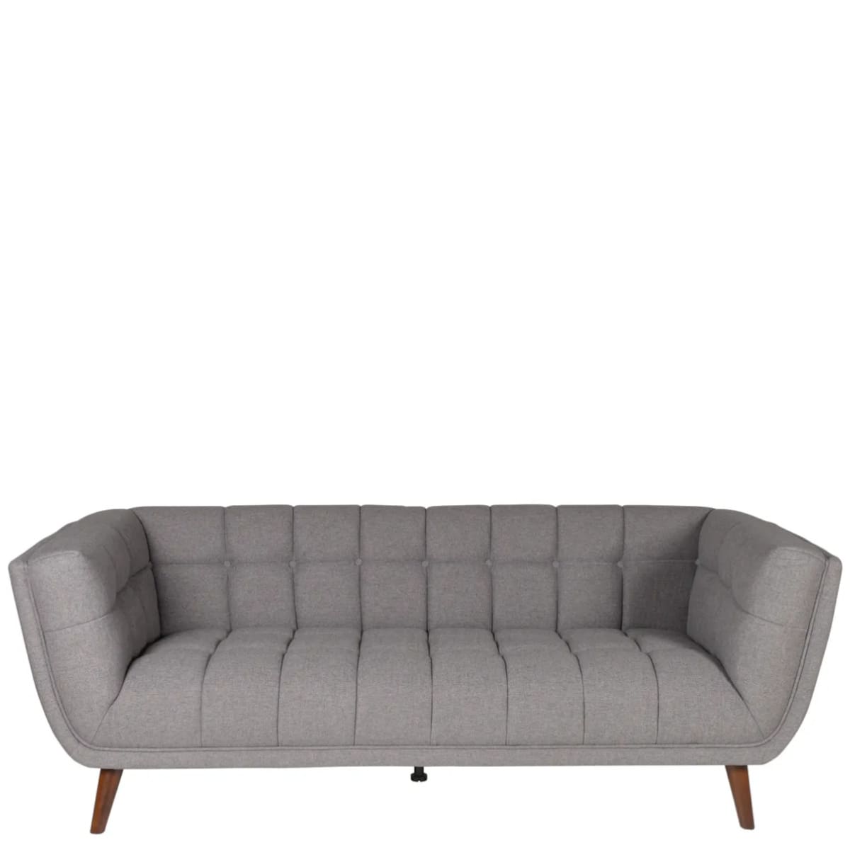 Canapé Beryl 3 places gris Canape Beryl 3 places gris