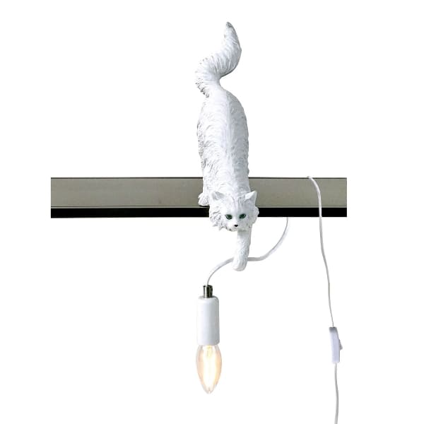 Lampe À Poser Chat Chichi blanche - werns
