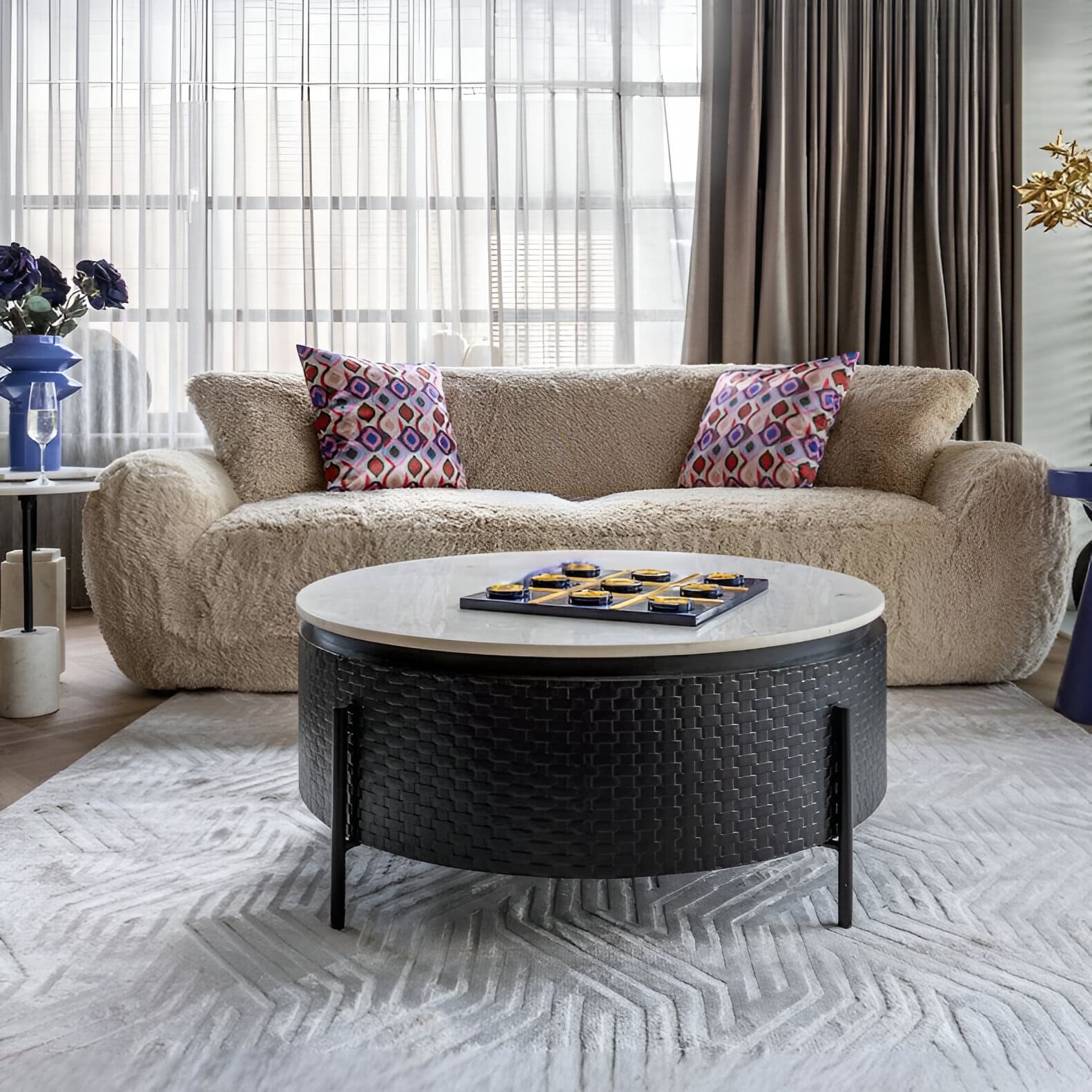 canape yakety canape original fourrure poil long mouton tout doux 3 1