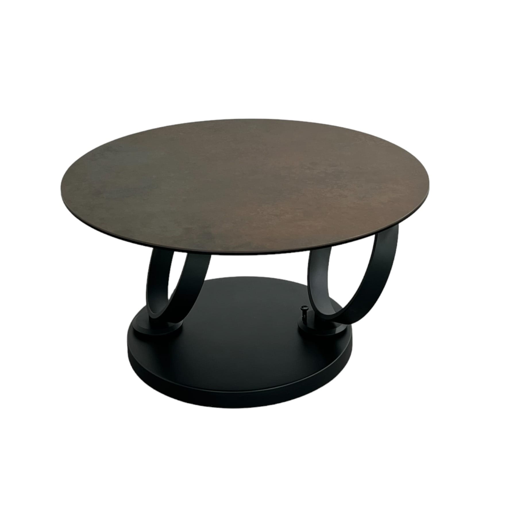 table basse pivotante en ceramique bronze 10