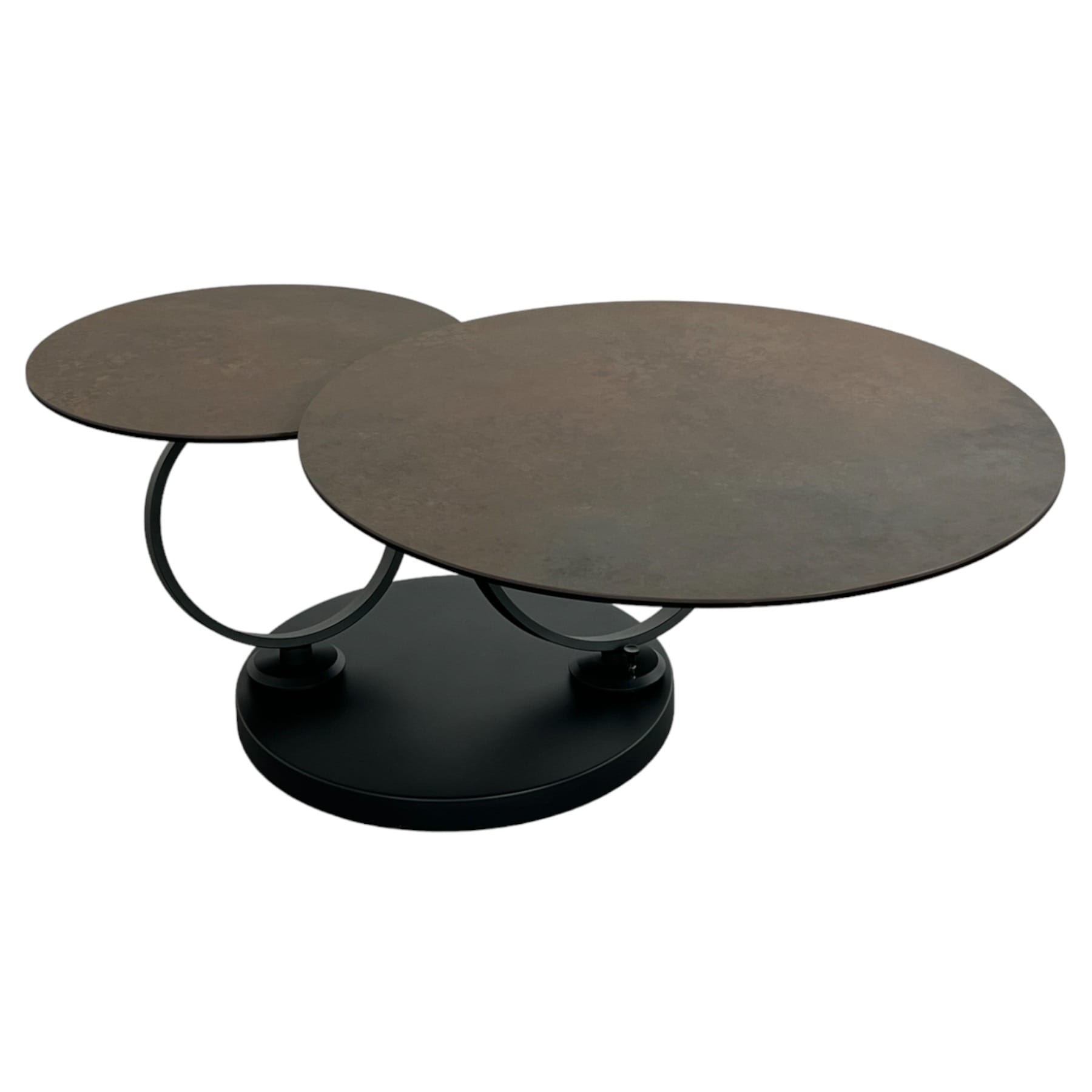 table basse pivotante en ceramique bronze 11