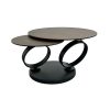 table basse pivotante en ceramique bronze 2