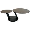 table basse pivotante en ceramique bronze 6