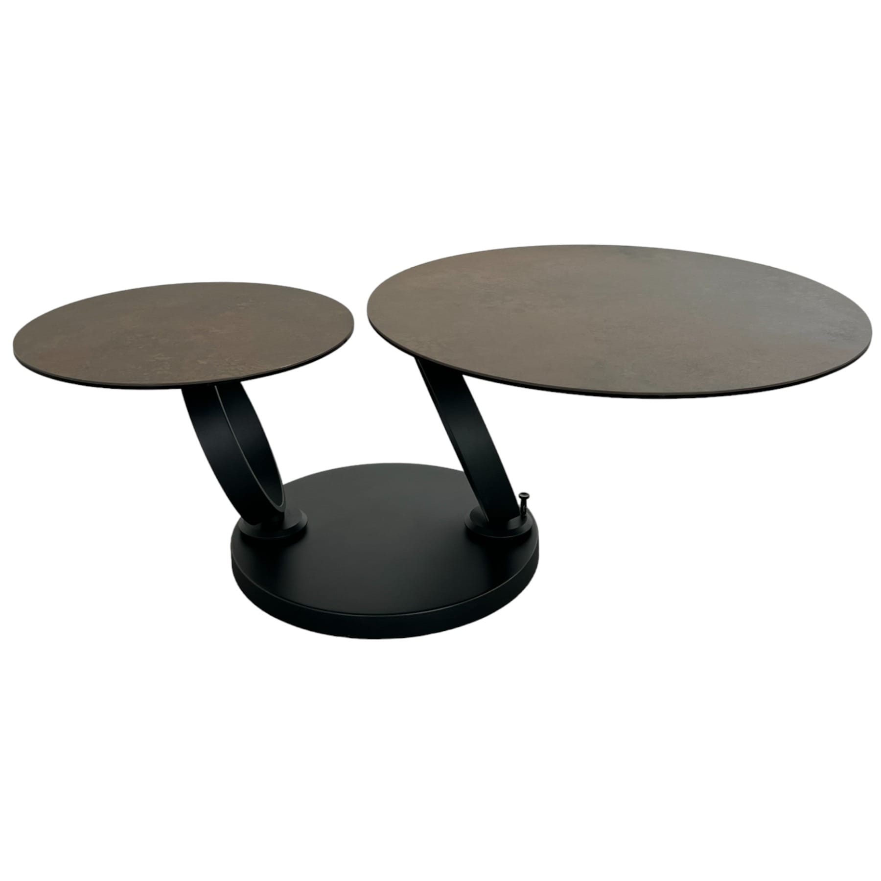 table basse pivotante en ceramique bronze 6