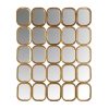 Miroir Marila Avec 25 Miroirs dore grand miroir magasin majdeltier decoration nord hauts de france