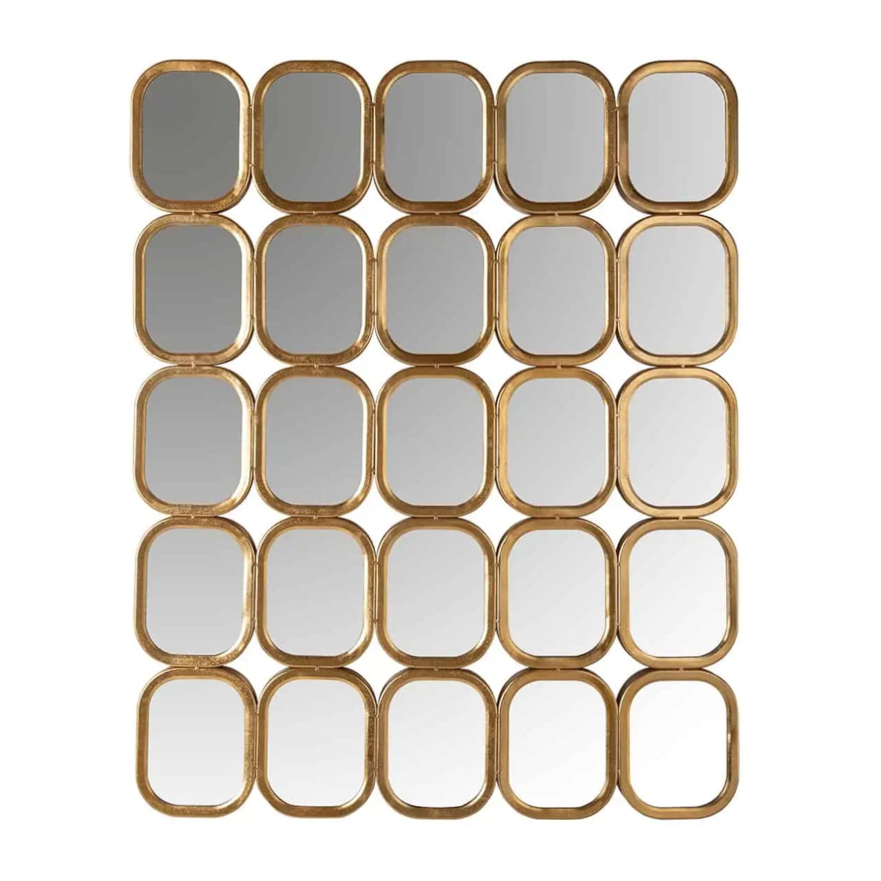 Miroir Marila Avec 25 Miroirs dore grand miroir magasin majdeltier decoration nord hauts de france