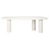 Table Bloomstone 235 cm table blanche table galet forme organique majdeltier design2