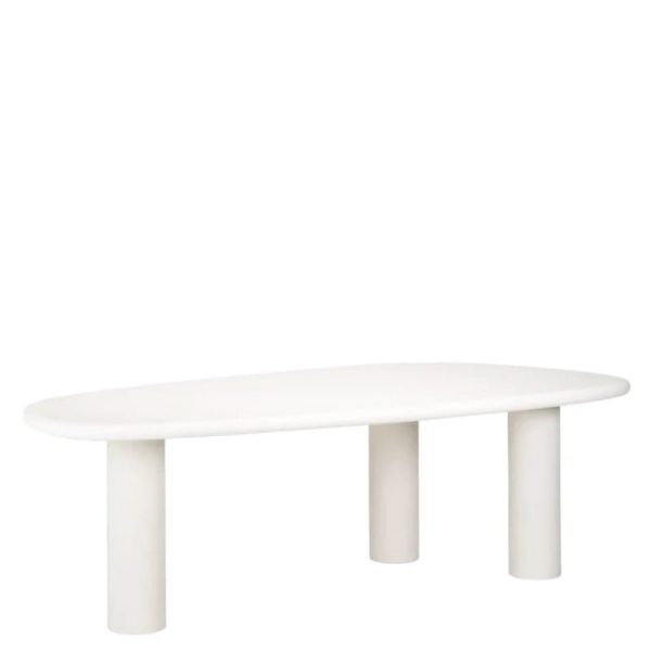 Table Bloomstone - Une table blanche organique tripode