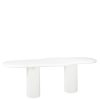 Table Bloomstone - Une table blanche organique nuage