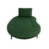 canape poppy canape design canape vert tissu 3d majdeltier incurve haricot meridienne