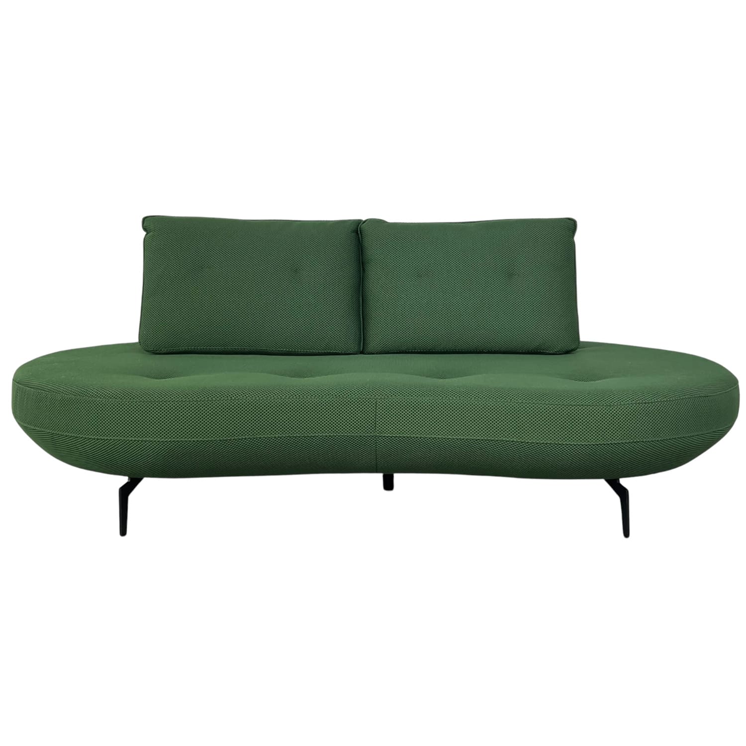 canape poppy canape design canape vert tissu 3d majdeltier incurve haricot meridienne 3 places 3