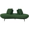 canape poppy canape design canape vert tissu 3d majdeltier incurve haricot meridienne 3 places 5