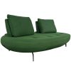 canape poppy canape design canape vert tissu 3d majdeltier incurve haricot meridienne 3 places 8