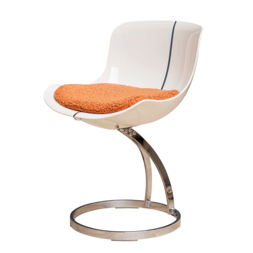 Chaise Moonraker coussin orange rouille 2 Chaise Moonraker