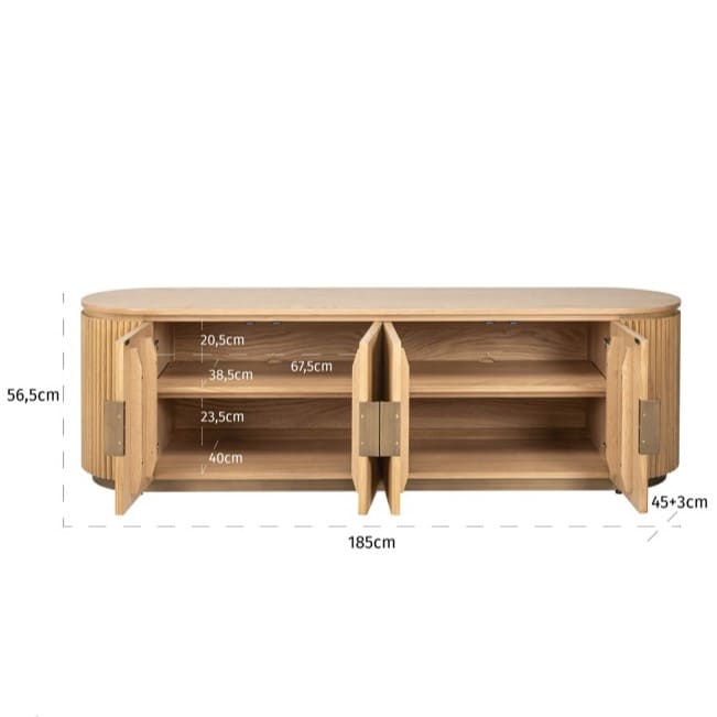 Meuble Tv Chêne Naturel Belfort-190cm-majdeltier 11 Meuble Tv Chene Naturel Belfort 190cm majdeltier 11