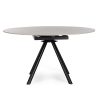 Table Ronde Céramique Extensible Marla Ø135 cm Gris Clair-majdeltier-2 Table Ronde Ceramique Extensible Marla O135 cm Gris Clair majdeltier 2