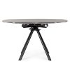Table Ronde Céramique Extensible marla -gris-majdeltier 4 Table Ronde Ceramique Extensible marla gris majdeltier 4