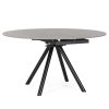 Table Ronde Céramique Extensible marla -gris-majdeltier 7 Table Ronde Ceramique Extensible marla gris majdeltier 7