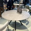 table-ceramique-ronde-extensible-petit-format table ceramique ronde extensible petit format