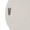 Miroir Ondulé Tissu bouclé blanc - Thumbnail Image 5